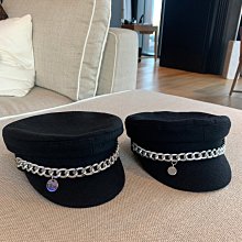 愛麗絲秋季貝雷帽八角帽水鉆英倫鴨舌海軍帽子女春夏鑲鉆時尚韓版潮 歷史價格詳細信息