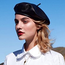英倫ins秋冬金屬圈羊毛呢禮帽黑色大帽簷百搭羊毛氈帽子女式爵士帽 歷史價格詳細信息