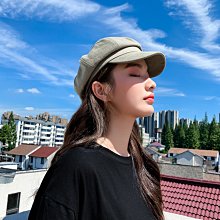 愛麗絲牛仔布云朵大版網紅貝雷帽子女刺繡字母日系休閑百搭南瓜畫家帽潮 歷史價格詳細信息