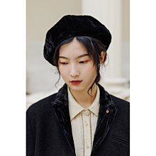 金絲絨金屬貝雷帽女大頭圍秋冬季日系百搭黑色復古時髦畫家帽子女#促銷 #現貨 #可開發票 歷史價格詳細信息