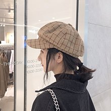 愛麗絲春夏復古英倫棉黑色八角帽潮鴨舌帽貝雷帽畫家帽文藝帽報童帽男女 歷史價格詳細信息