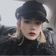 帽子男韓版貝雷帽春秋季遮陽平頂鴨舌帽女青年前進帽休閑畫家帽潮 歷史價格詳細信息