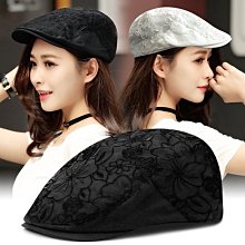 夏季薄款蕾絲貝雷帽女日系小香風韓版透氣百搭潮英倫復古蓓蕾帽 歷史價格詳細信息