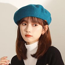 韓版時尚保暖洋氣顯臉小帽子 日韓百搭防寒網紅貝雷帽 潮流秋冬休閒女生日系甜酷鐵鏈畫家帽 歷史價格詳細信息