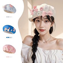 蝴蝶貝雷帽子女秋冬季英倫復古韓版潮日系ins甜美可愛蕾絲畫家帽特惠超夯 精品 歷史價格詳細信息