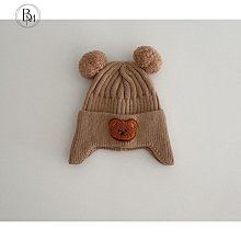 寶寶帽子冬季加厚兒童圍巾壹體帽可愛小熊純棉防風小童嬰兒護耳帽 歷史價格詳細信息