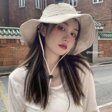 日系漁夫帽女夏季百搭遮陽防曬帽子春秋韓版潮顯臉小水桶盆帽 歷史價格詳細信息