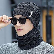 新款毛線帽秋冬季男女時尚套頭帽韓版潮加絨加厚針織帽保暖帽帽子(SL) 歷史價格詳細信息