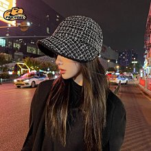 新款帽子女秋季小香風粗花呢chic棒球帽女韓版顯臉小ins鴨舌帽街頭百搭潮人平沿帽老帽出遊度假造型帽防曬簡約休閒遮陽旅遊 (滿599元免運) 歷史價格詳細信息
