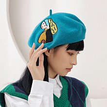 MG STUDIO/黑色貝雷帽女秋冬季大頭圍畫家帽子顯臉小ins網紅日系復古八角帽 歷史價格詳細信息