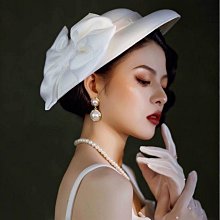 英倫時尚新娘麻紗禮帽宮廷就會宴會名媛淑女髮飾帽飾品服裝配件 歷史價格詳細信息