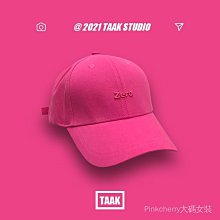 玫紅色帽子 韓國東大門 粉色棒球帽 女生 少女 可愛軟頂鴨舌帽 空頂帽潮·晴子寶藏屋 歷史價格詳細信息