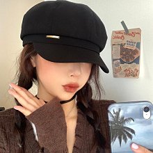 黑色貝雷帽女秋冬季日系大頭圍顯臉小蓓蕾畫家帽百搭針織毛線帽子特惠超夯 精品 歷史價格詳細信息