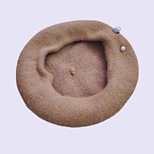 全新 日系選物 泰迪熊毛 莫蘭迪藍色 貝蕾帽 歷史價格詳細信息