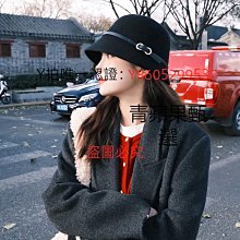 【我的頭不圓】羊毛呢黑色貝雷帽女冬款時尚大頭圍顯臉小畫家帽 歷史價格詳細信息