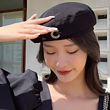 貝雷帽女夏季網紅日系復古顯臉小八角蓓蕾畫家帽黑色大頭圍帽子潮特惠超夯 精品 歷史價格詳細信息
