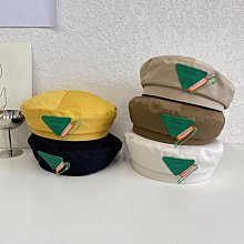 貝雷帽 貝雷帽女春夏季薄款透氣韓系潮酷畫家帽時尚百搭八角黑色貝雷帽子764 NN041 歷史價格詳細信息