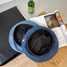 日系ins水洗棉貝雷帽女復古銅釦做舊時尚百搭顯臉小口袋畫家帽 歷史價格詳細信息