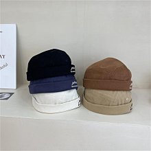 雅痞瓜皮帽子男 夏季薄款地主帽女寸頭潮牌復古嘻哈西瓜無簷水手帽水兵帽(DZM43)【FIZZE】 歷史價格詳細信息