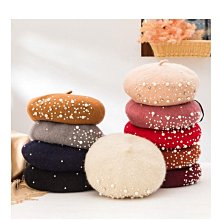 貝雷帽女生秋冬季百搭蓓蕾帽日系文藝復古大小頭圍八角帽純色羊毛 歷史價格詳細信息