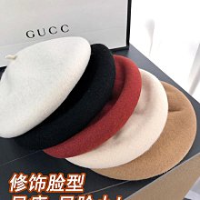 大頭圍百搭皮質前進帽女秋冬保暖美拉德畫家帽子顯臉小文藝報童帽 歷史價格詳細信息