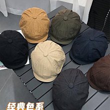 帽子英倫復古前進帽兒童貝雷帽男童春夏透氣純色休閑鴨舌帽 歷史價格詳細信息