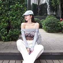 復古做舊水洗水洗牛仔貝雷帽女顯臉小韓版氣質百搭圓臉畫家帽 歷史價格詳細信息