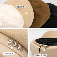 貝雷帽女2023新款秋冬顯臉小日系畫家帽大頭圍百搭報童帽八角帽 歷史價格詳細信息
