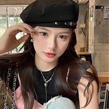 設計感大頭雲朵貝雷帽女小眾休閒風八角帽子顯臉小復古文藝畫家帽 歷史價格詳細信息