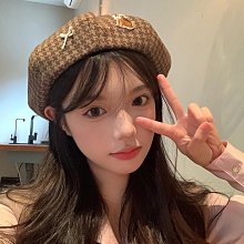 秋冬美拉德格子髮箍女2023新款高級感洋派時尚髮夾高顱頂頭窟髮飾 歷史價格詳細信息