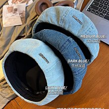 牛仔八角帽女新款秋季做舊圓臉時尚文藝報童帽簡約顯臉小報童帽男 歷史價格詳細信息