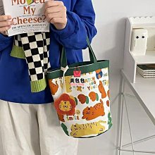 大容量帆布包女韓版唐老鴨購物袋2021秋季新款ins風手提托特包潮 歷史價格詳細信息