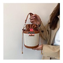 手提水桶包 個性菱格手提包 小盒子包包女 新潮時尚百搭斜揹包 側肩背包 斜挎包 流行 精品 歷史價格詳細信息