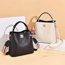 韓版百搭斜挎水桶包 兩條肩帶 質感休閒肩背包 休閒包 側背包 流行 精品 歷史價格詳細信息