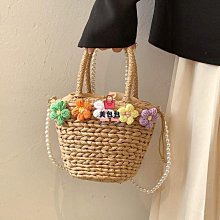 藤編包包女2023新款森系草編織小圓包可愛單肩斜挎度假沙灘包 歷史價格詳細信息