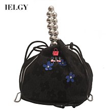 IELGY 撞色帆布水桶包女大容量單肩包斜挎包 流行 精品 歷史價格詳細信息