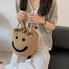 笑臉手拎包diy手工編織包包冰條線鉤針編織材料包自製禮物手腕包 歷史價格詳細信息