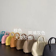 togo真皮牛皮牛奶盒手提包水桶包水餃包 2色 拼色 附背帶 歷史價格詳細信息