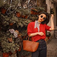 真皮菜籃子專櫃品質正韓牛皮包包水桶包大容量頭層牛皮手提托特包 流行 歷史價格詳細信息