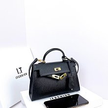 真皮凱莉包二代2024新款春輕奢品牌mini手提包迷你單肩斜挎女包包【zero潮流屋】 歷史價格詳細信息