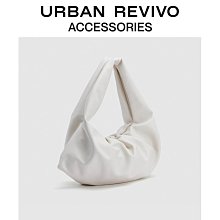 URBAN REVIVO2023秋冬女士簡約褶皺鏈條單肩斜挎包UAWB30269_佳美優品 歷史價格詳細信息