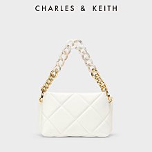 CHARLES & KEITH專櫃購買 單肩包 斜背包 復古腋下包女包 歷史價格詳細信息