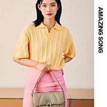 Amazing Song半月包包女秋冬新款小眾設計軟牛皮馬鞍包質感斜挎包_佳美優品 歷史價格詳細信息