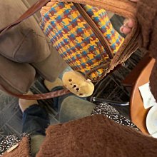 新款呢子千格單肩手提斜跨短途旅行婦產包袋登機包行李袋運動包 歷史價格詳細信息