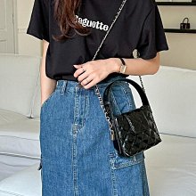 女包新款時尚鏈條單肩斜挎包韓版小眾菱格高級質感手提包天秤百貨 價格比較,價格查詢,歷史價格詳細信息