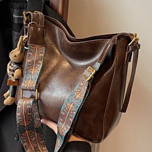 復古質感通勤水桶子母包包女2024新款春夏時尚洋氣單肩斜挎包 歷史價格詳細信息