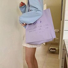 ins帆布包女2023新款潮日系香芋紫手提袋大學生單肩帆布包托特包 歷史價格詳細信息