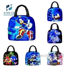 3D印花刺蝟索尼克sonic音速小子便當袋便當包卡通手提冰袋兒童午餐包手提袋托特包 價格比較,價格查詢,歷史價格詳細信息