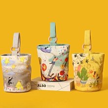 上班族便携手提袋帆布水桶包可爱水桶包手拎便当包宝妈外出手提包 歷史價格詳細信息