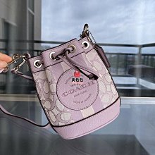 印花水桶包 2024夏季水桶包 同手提 小仙女  斜背包 百搭 斜背包 復古水桶包 流行 歷史價格詳細信息